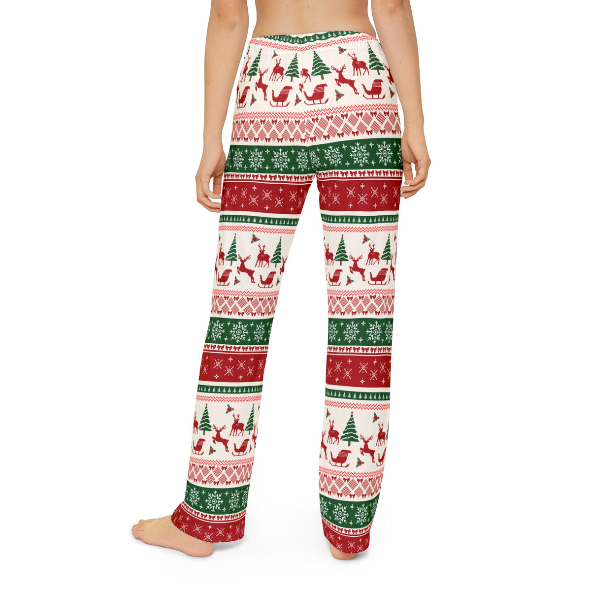 Snowman Kisses Matching Family Lounge Pants – Kids
