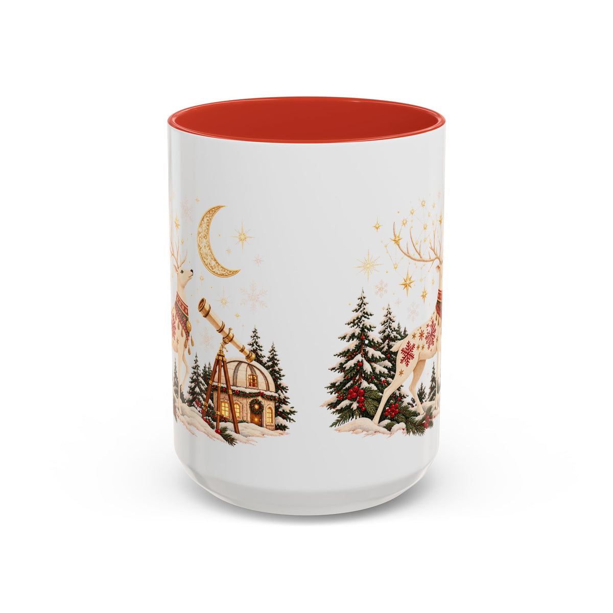Stargazer Reindeer Christmas Mug