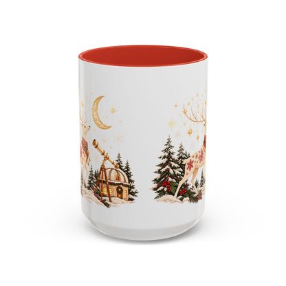 Stargazer Reindeer Christmas Mug
