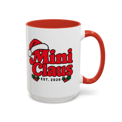 Mini Claus Est. 2026 Christmas Mug
