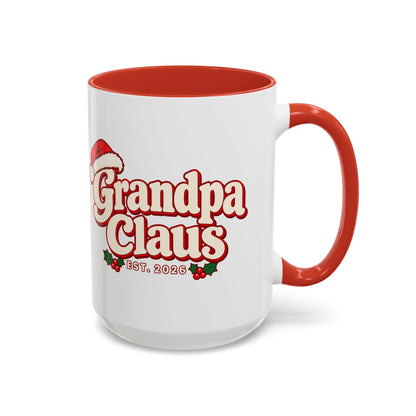 Grandpa Claus Vintage Christmas Mug