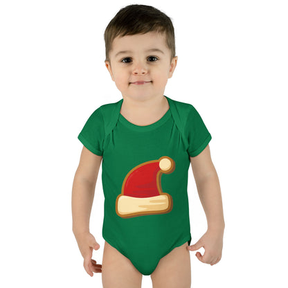 Claus Plaid Santa Hat Matching Family Christmas Baby Bodysuit