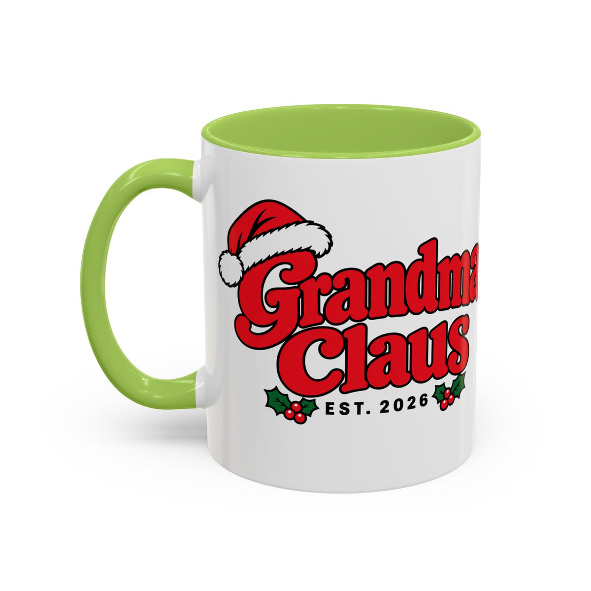 Grandma Claus Est. 2026 Christmas Mug
