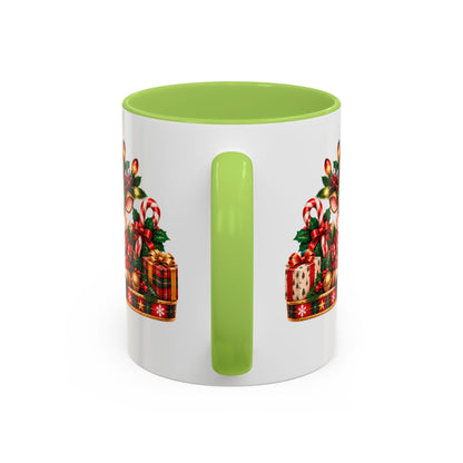 Cozy Cream Reindeer Christmas Mug