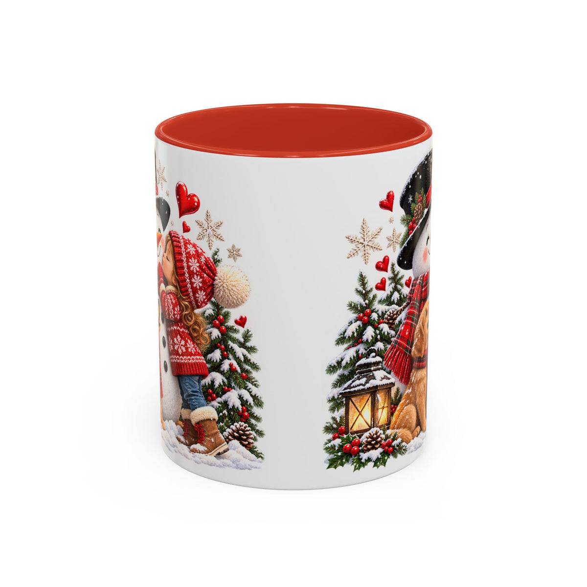 Snowman Kisses Christmas Mug
