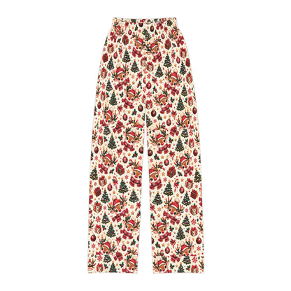 Twinkle Reindeer matching family lounge pants for kids – front view