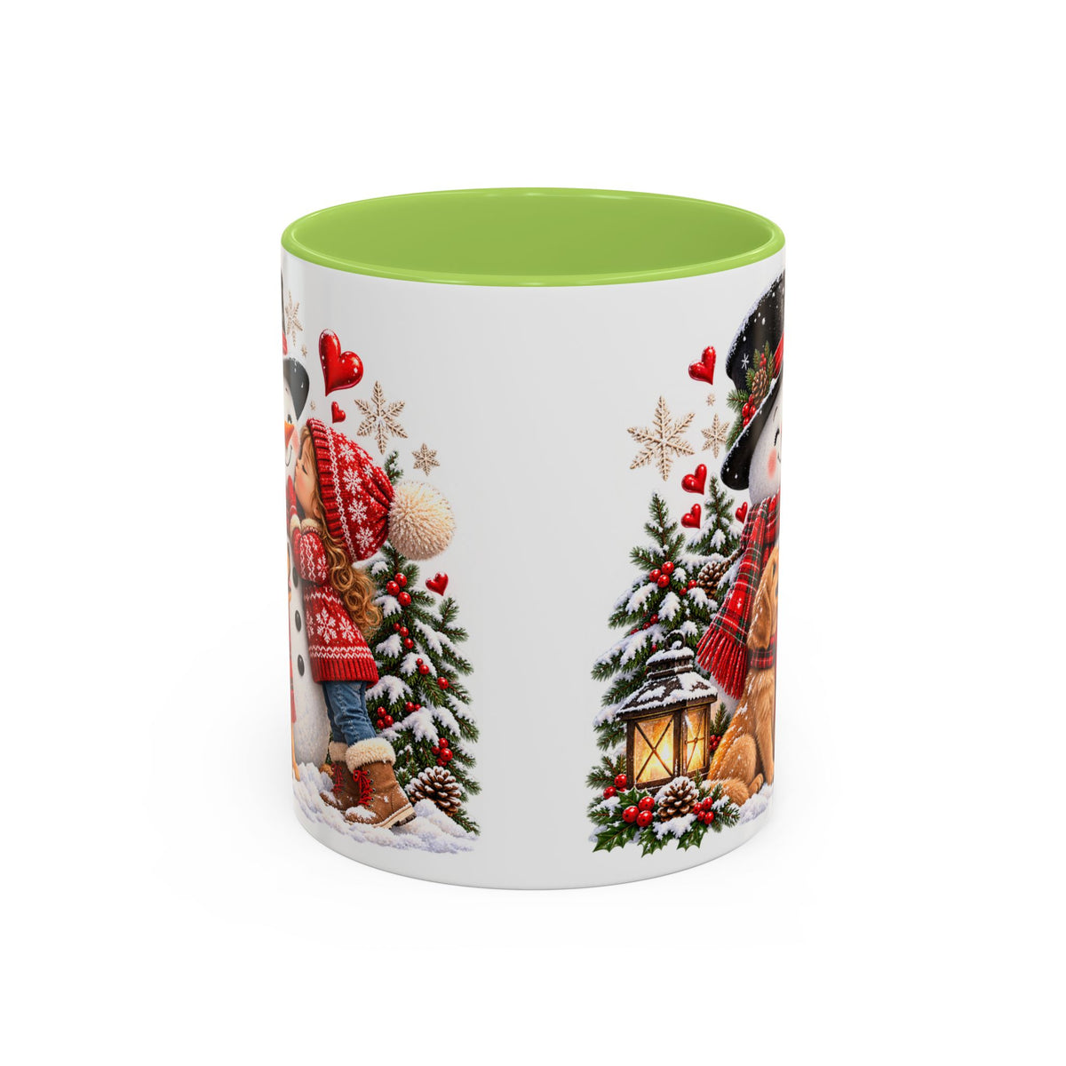Snowman Kisses Christmas Mug