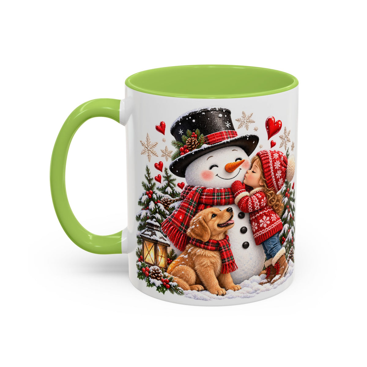 Snowman Kisses Christmas Mug