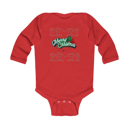 Merry & Bright Matching Family Christmas Baby Long Sleeve Bodysuit