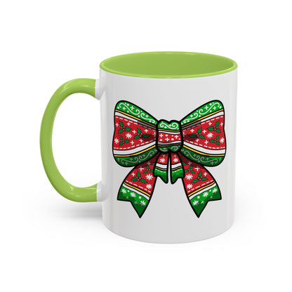 Merry Bow Christmas Mug