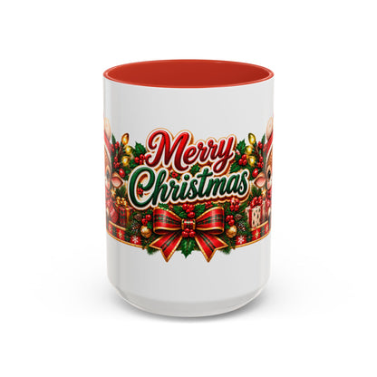 Cozy Cream Reindeer Christmas Mug
