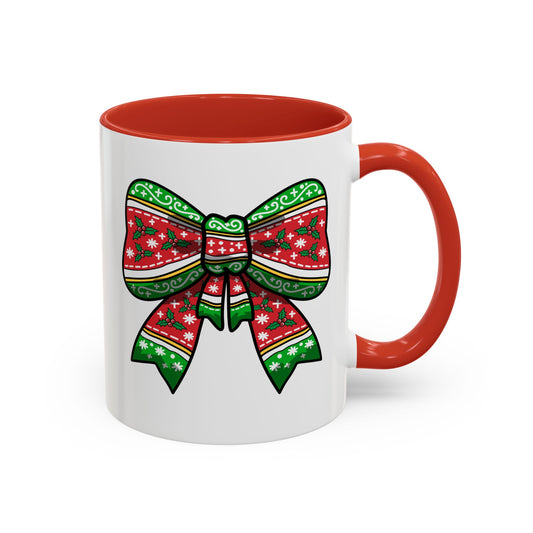Merry Bow Christmas Mug