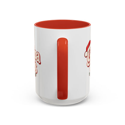 Grandpa Claus Vintage Christmas Mug