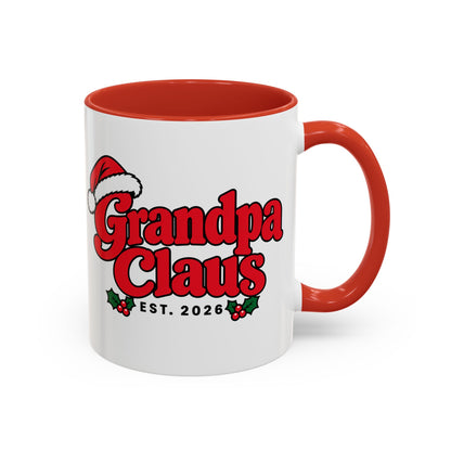 Grandpa Claus Est. 2026 Christmas Mug