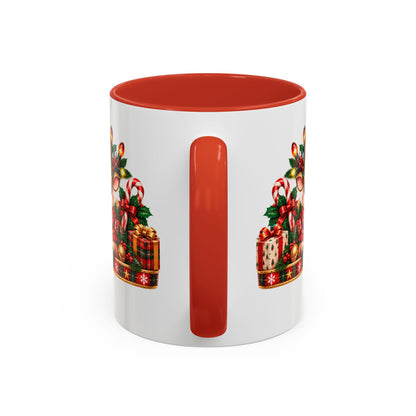Cozy Cream Reindeer Christmas Mug