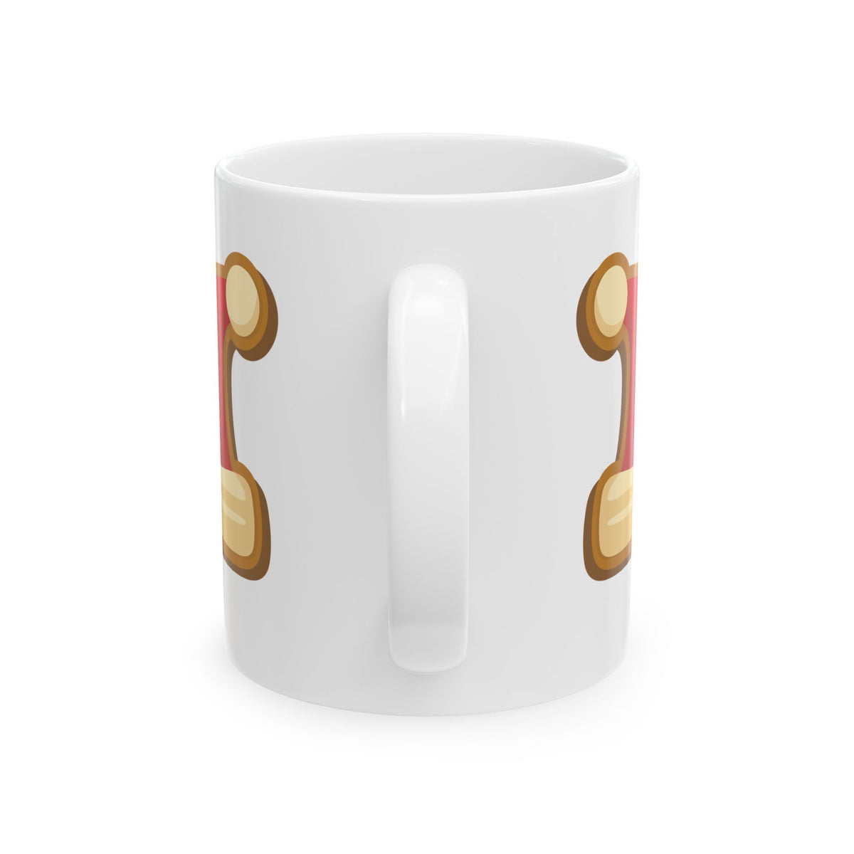 Santa Hat Cookie Christmas Mug