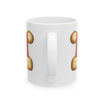 Santa Hat Cookie Christmas Mug
