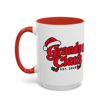 Grandpa Claus Est. 2026 Christmas Mug