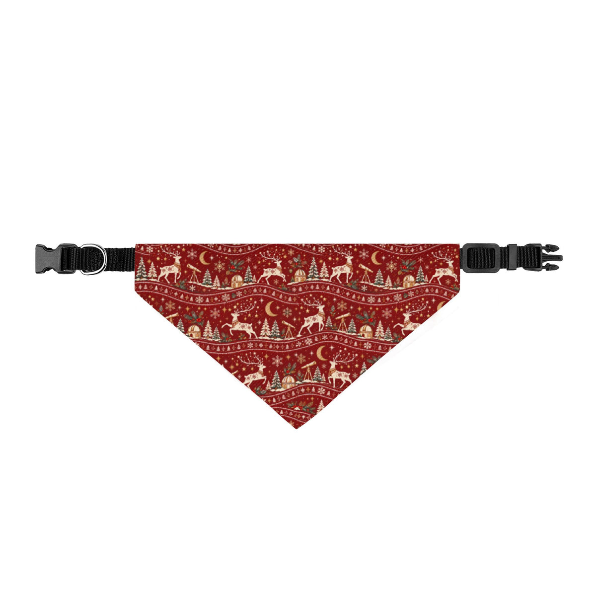 Stargazer Reindeer Christmas Dog Bandana