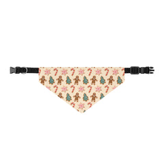 Gingerbread Cookie Christmas Dog Bandana