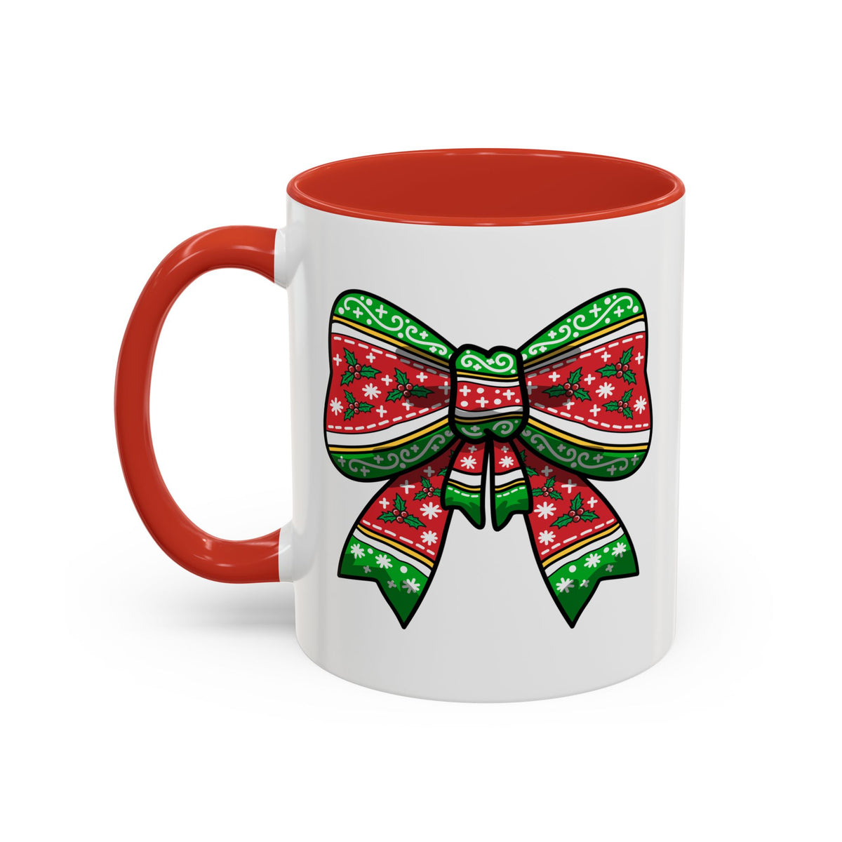 Merry Bow Christmas Mug
