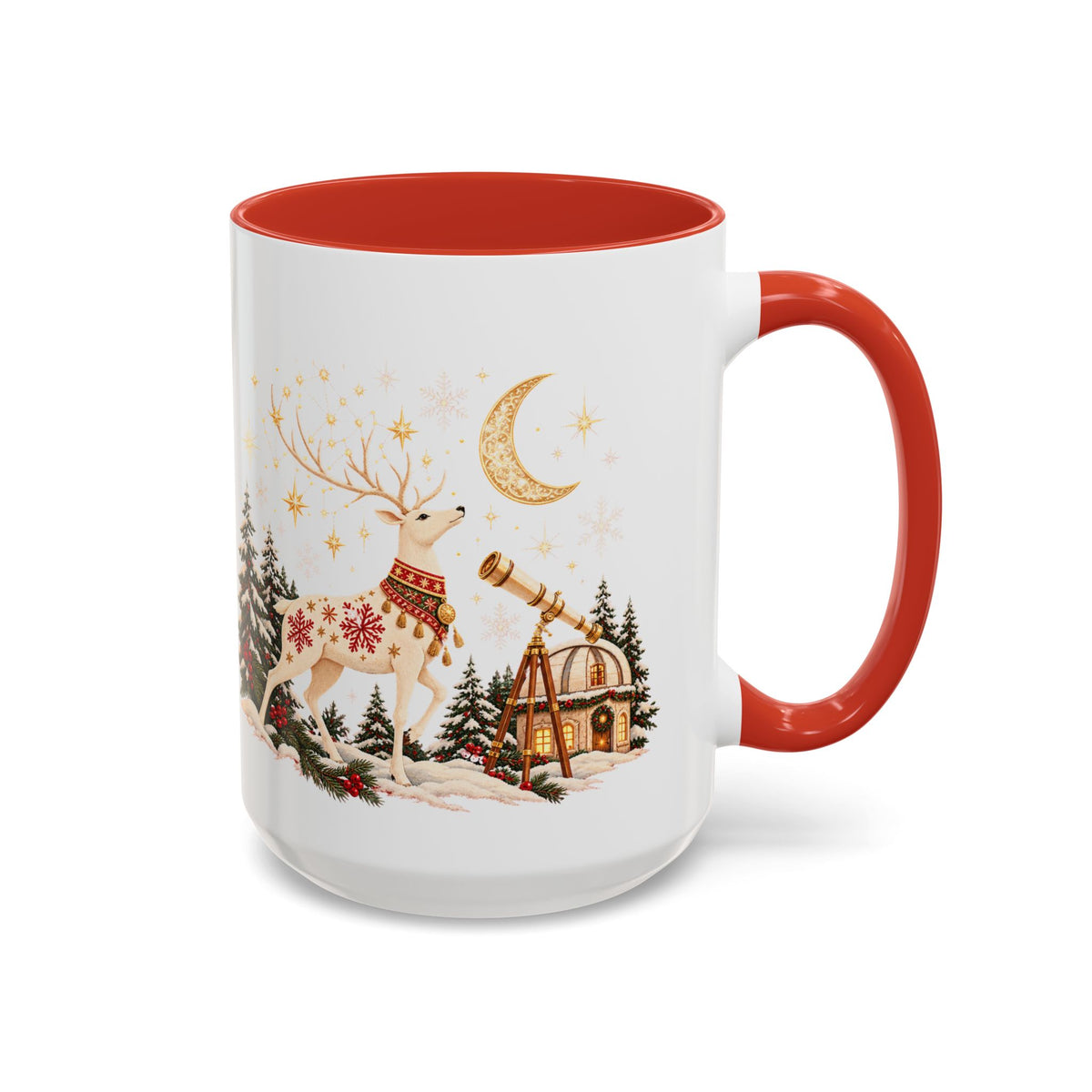 Stargazer Reindeer Christmas Mug