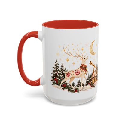 Stargazer Reindeer Christmas Mug