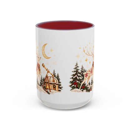 Stargazer Reindeer Christmas Mug