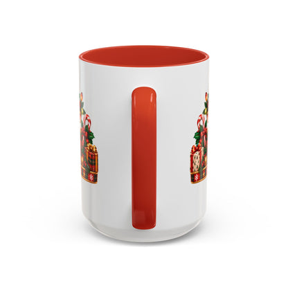 Cozy Cream Reindeer Christmas Mug
