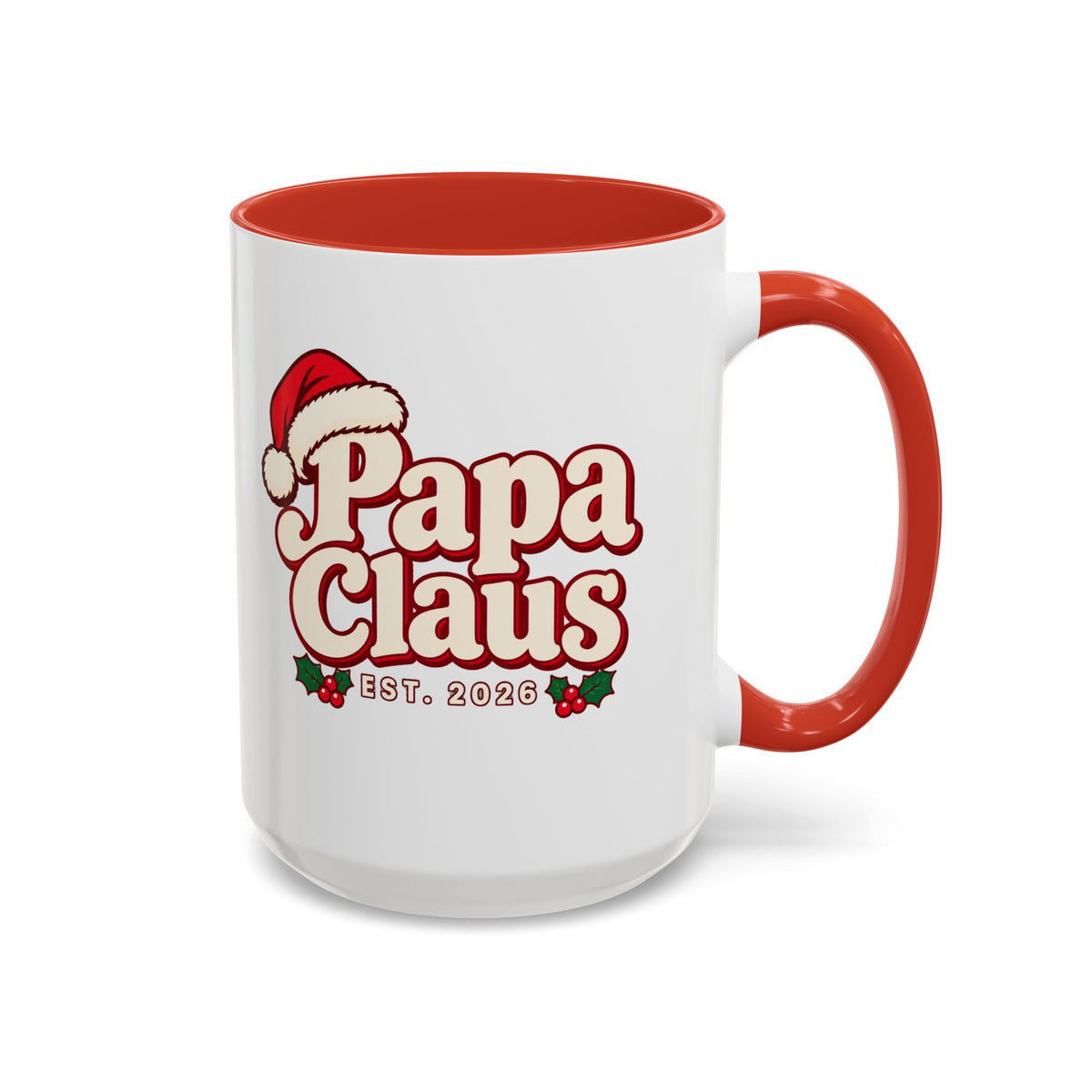 Papa Claus Vintage Christmas Mug