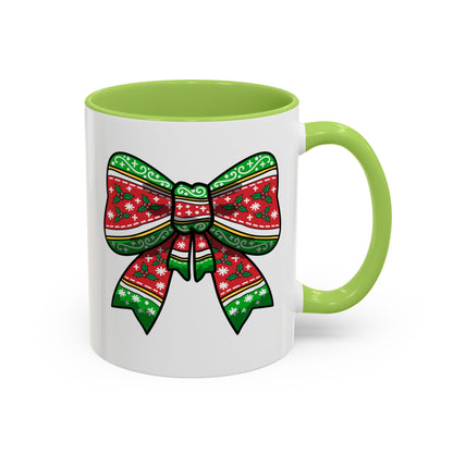 Merry Bow Christmas Mug