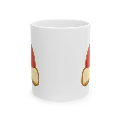 Santa Hat Cookie Christmas Mug