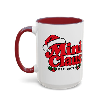 Mini Claus Est. 2026 Christmas Mug