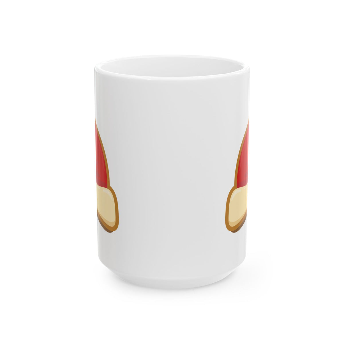 Santa Hat Cookie Christmas Mug