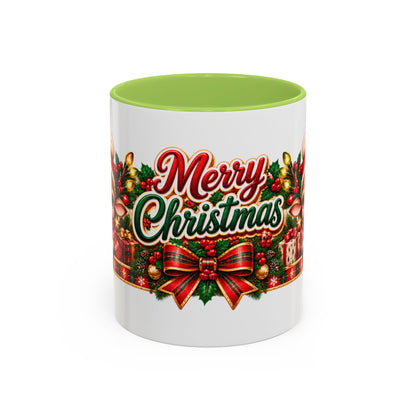Cozy Cream Reindeer Christmas Mug