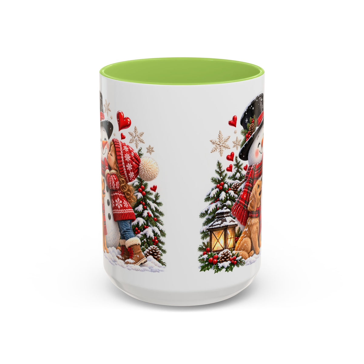 Snowman Kisses Christmas Mug