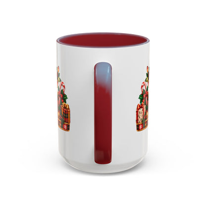 Cozy Cream Reindeer Christmas Mug