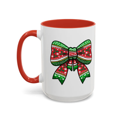 Merry Bow Christmas Mug