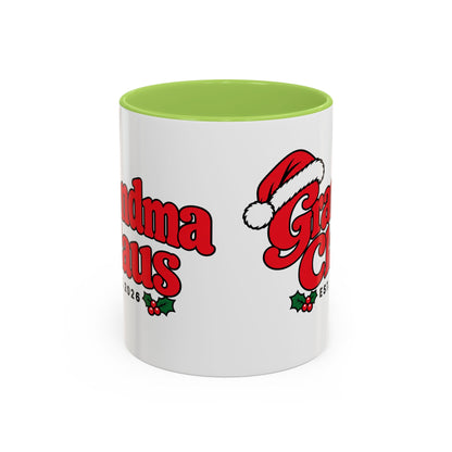 Grandma Claus Est. 2026 Christmas Mug