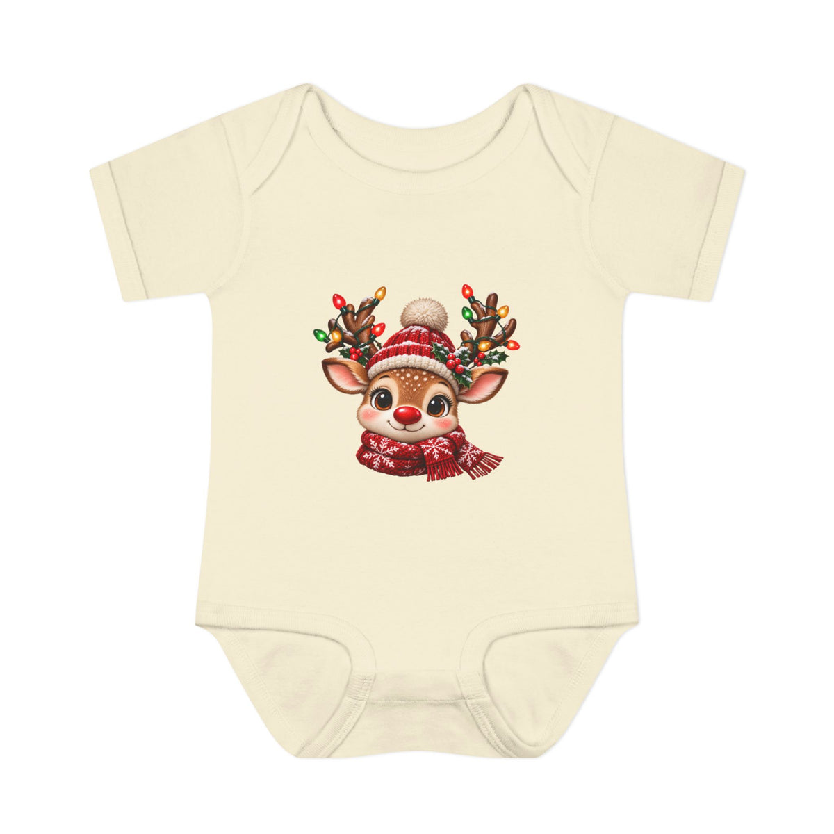 Twinkle Reindeer Matching Family Christmas Baby Bodysuit