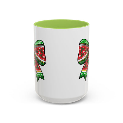 Merry Bow Christmas Mug