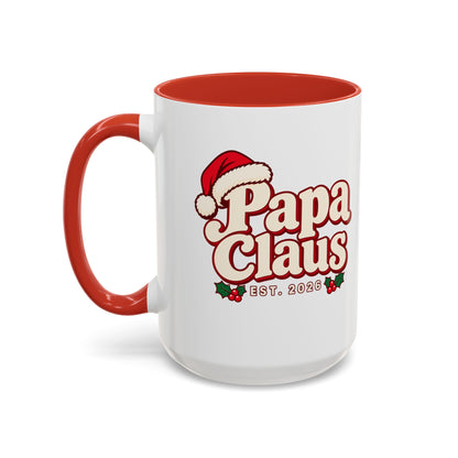 Papa Claus Vintage Christmas Mug