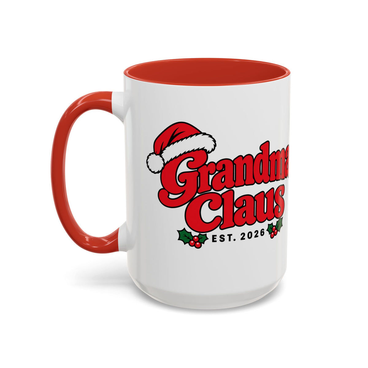 Grandma Claus Est. 2026 Christmas Mug