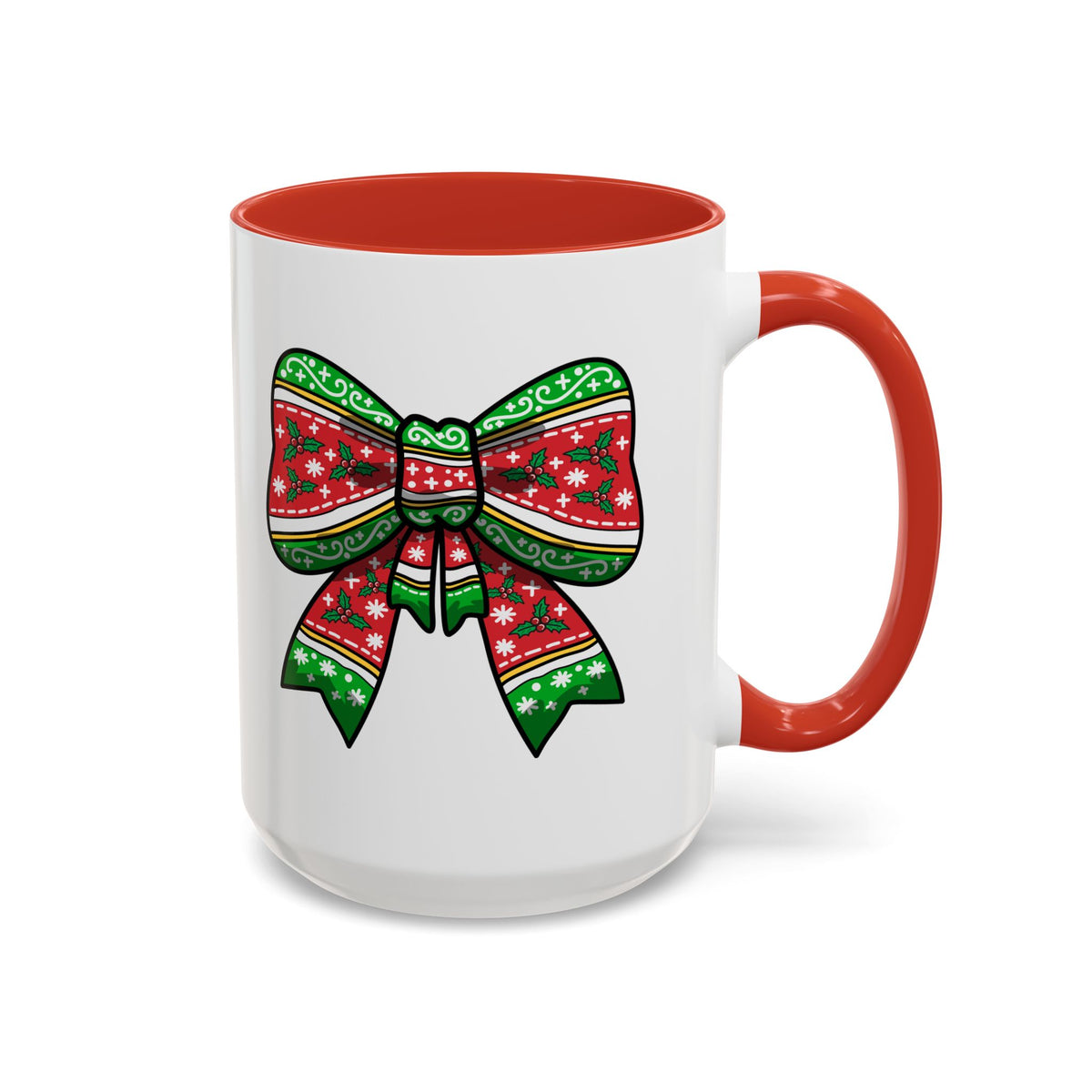 Merry Bow Christmas Mug