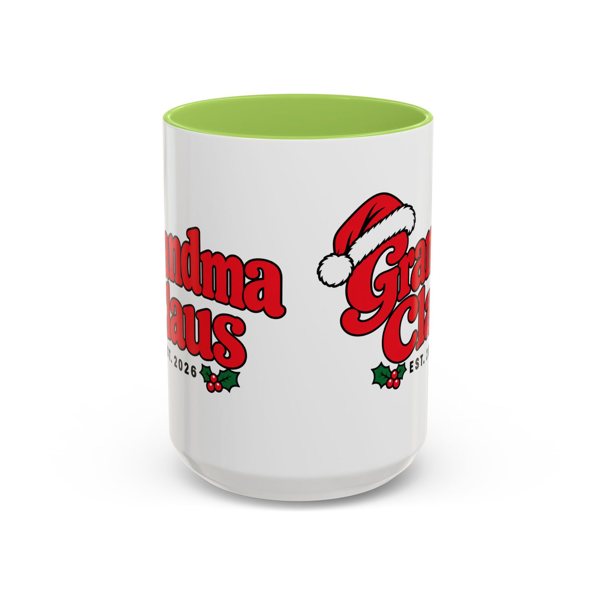 Grandma Claus Est. 2026 Christmas Mug