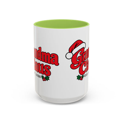 Grandma Claus Est. 2026 Christmas Mug