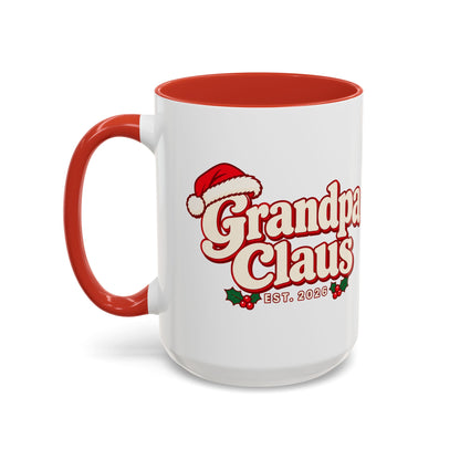 Grandpa Claus Vintage Christmas Mug