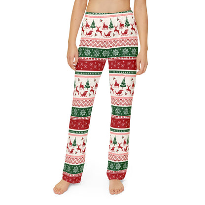 Snowman Kisses Matching Family Lounge Pants – Kids