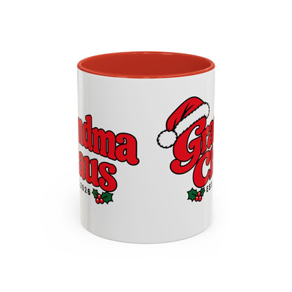 Grandma Claus Est. 2026 Christmas Mug