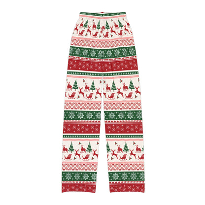 Snowman Kisses Matching Family Lounge Pants – Kids
